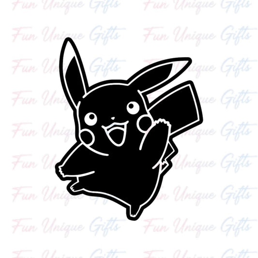 Pikachu Vinyl Decal Sticker -Multiple Colors & Sizes-