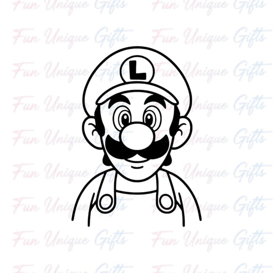 Luigi Vinyl Decal Sticker -Multiple Colors & Sizes-