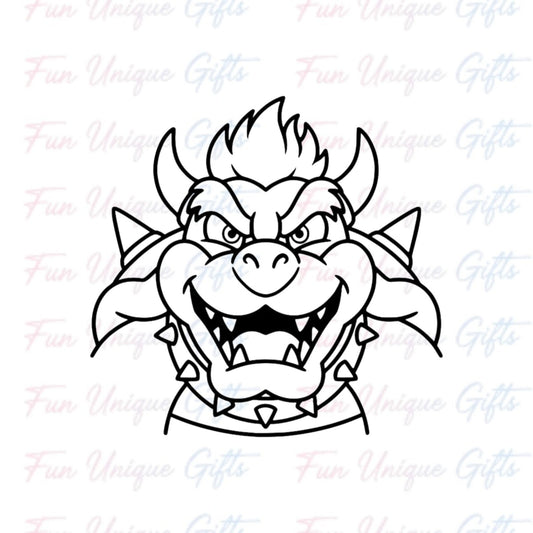 Bowser Vinyl Decal Sticker -Multiple Colors & Sizes-