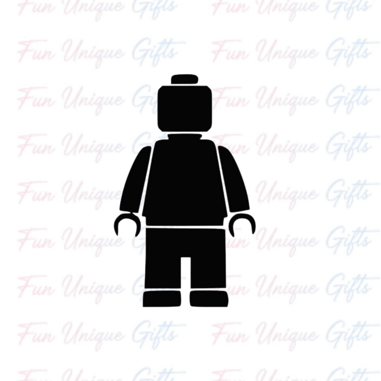 Lego Minifig Vinyl Decal Sticker -Multiple Colors & Sizes-