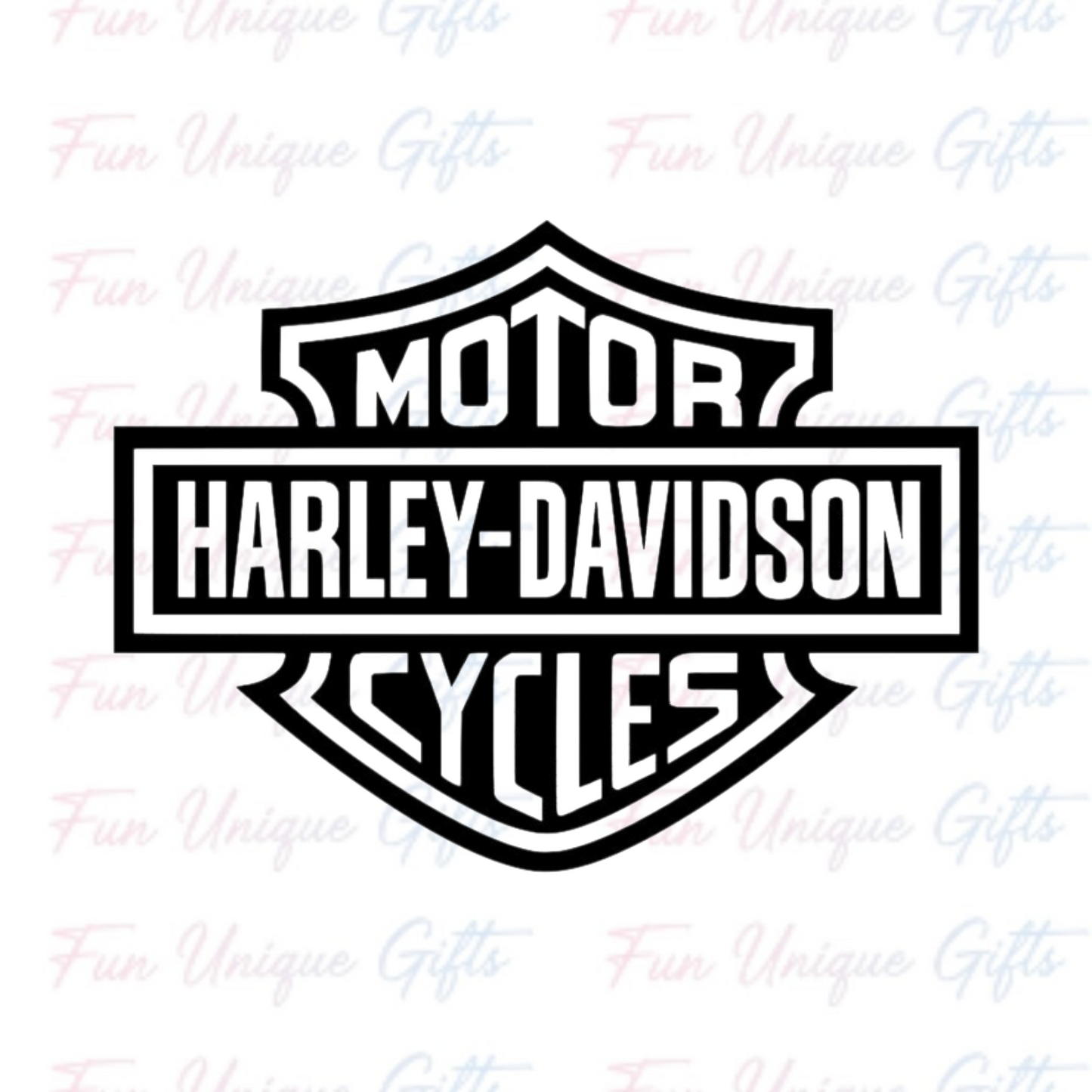 Harley Logo Vinyl Decal Sticker -Multiple Colors & Sizes-