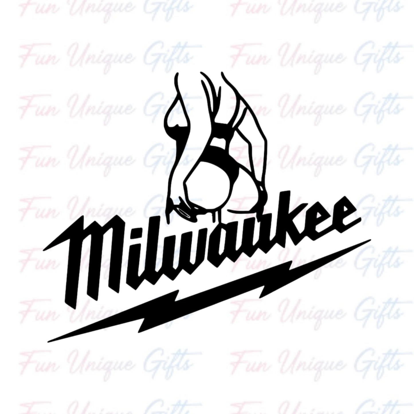 Sexy Milwaukee Vinyl Decal Sticker -Multiple Colors & Sizes-